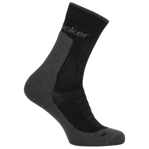 Icebreaker - Merino Hike+ Heavy Crew - Wandersocken Gr 44,5-46,5 schwarz