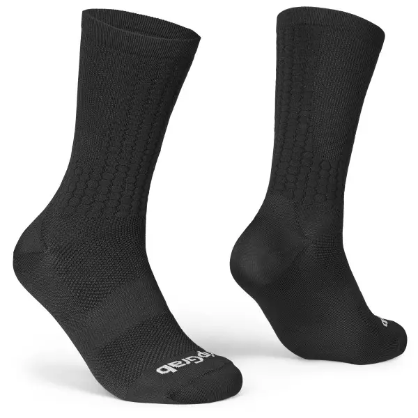 GripGrab - FastStream Aero Cycling Socks - Radsocken Gr 44-47 - L schwarz