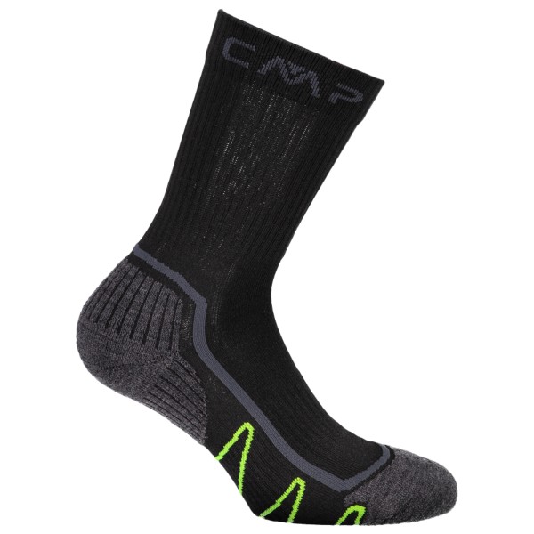 CMP - Trekking Sock Poly Mid - Wandersocken Gr 43-45 schwarz