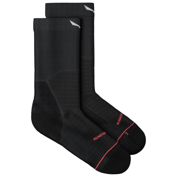 Salewa - Eagle Light Crew Sock - Multifunktionssocken Gr 42-44 schwarz