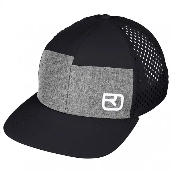 Ortovox - Logo Air Trucker Cap - Cap Gr 50-56 cm schwarz