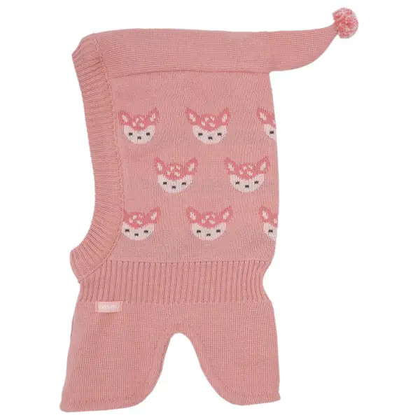 maximo - Mini Girl-Schlupfmütze Reh - Mütze Gr 47-49 cm rosa