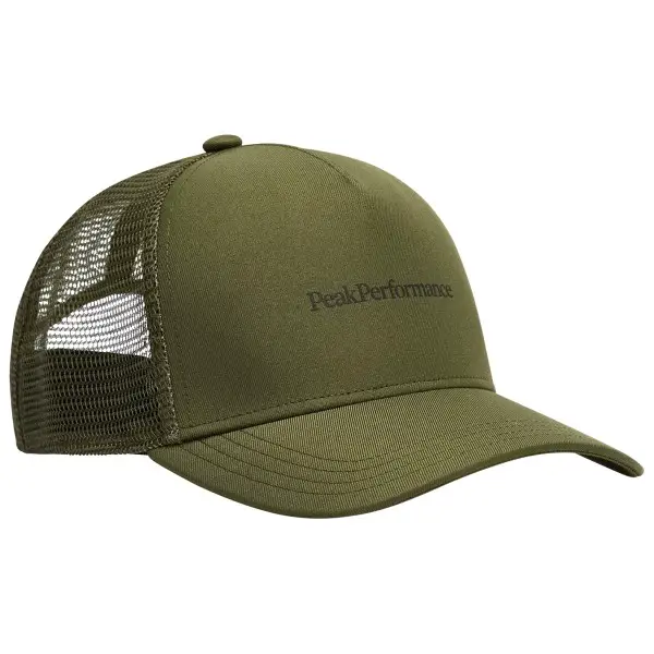 Peak Performance - Trucker Cap - Cap Gr One Size oliv