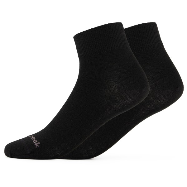 Heber Peak - Merino SylvaHe. Quarter 2-Pack - Multifunktionssocken Gr 36-38 schwarz