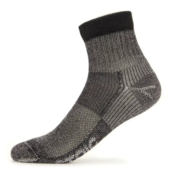 Stoic - Merino Wool Cushion Light Quarter Socks - Wandersocken Gr 36-38 grau