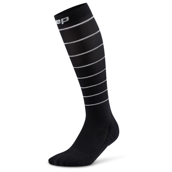 CEP - Pro Run Reflective Tall 2.0 - Kompressionssocken Gr IV schwarz