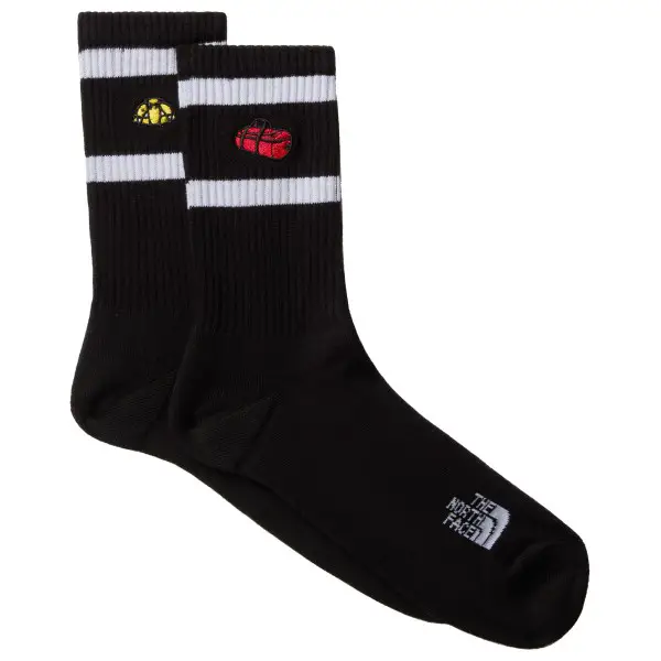 The North Face - Everyday Crew TNF Icons Sock - 2-Pack - Multifunktionssocken Gr XS schwarz