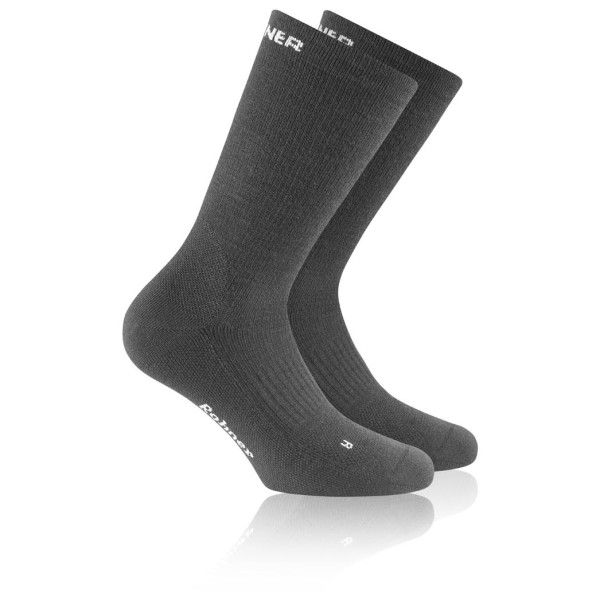 Rohner - Dynamic Merino L/R - Wandersocken Gr 36-38 grau