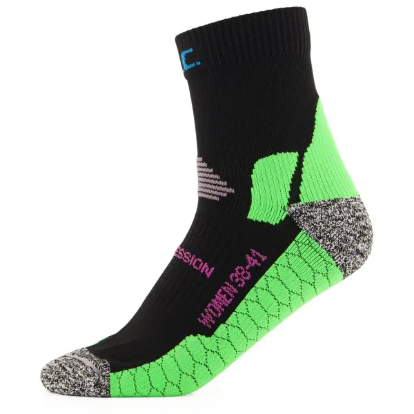 P.A.C. - Women's RN 6.0 Running Pro Mid Compression - Kompressionssocken Gr 35-37 schwarz