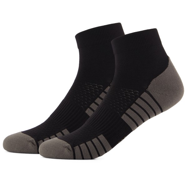 P.A.C. - Runningsocke - Laufsocken Gr 35-38 - 2-Pack schwarz