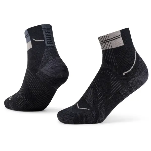 Buff - Coolnet Quarter Sock - Laufsocken Gr 42-44 schwarz