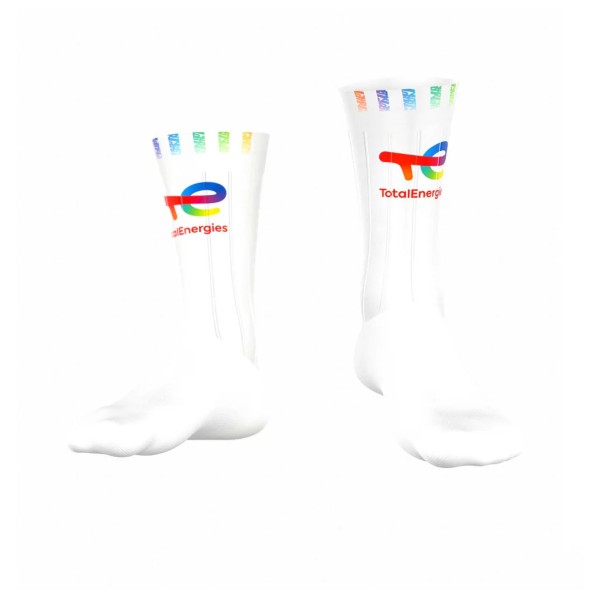 Bioracer - Totalenergies Technical Socks - Radsocken Gr 36-38 - S weiß