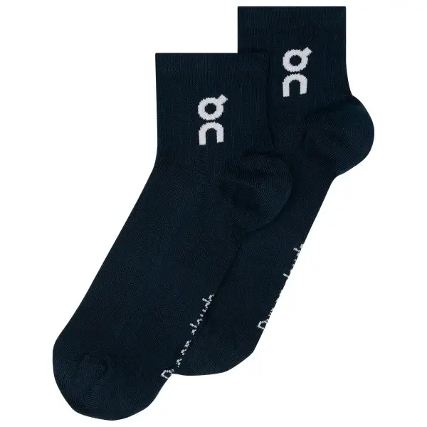 On - Logo Sock Mid 3-Pack - Multifunktionssocken Gr 39-42,5 schwarz/blau