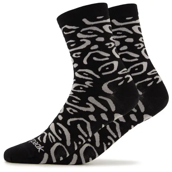Heber Peak - Merino SylvaHe. Leo Socks 2-Pack - Multifunktionssocken Gr 45-47 schwarz