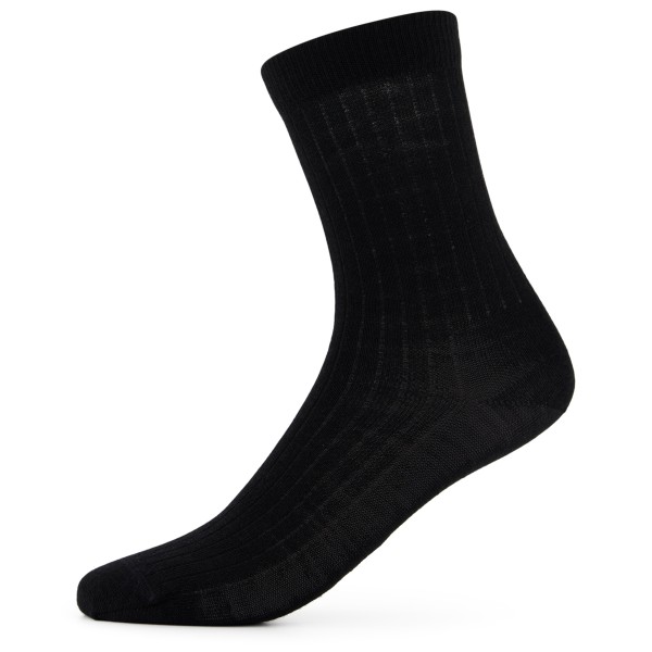 Stoic - Merino Basic Rib Socks Classic - Multifunktionssocken Gr 36-38 schwarz