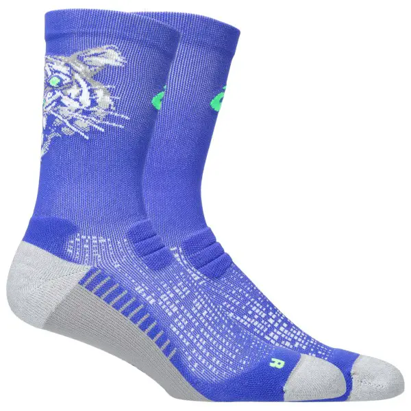 Asics - Performance Run Sock Crew - Laufsocken Gr 39-42 lila/blau
