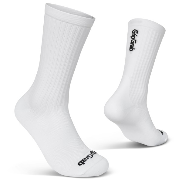 GripGrab - PACR High Cut Socks - Radsocken Gr 44-47 - EU: 44-47 weiß