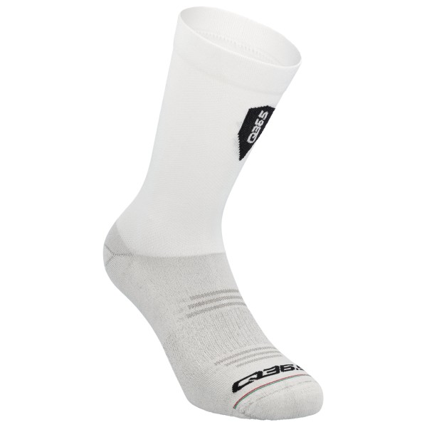 Q36.5 - Ultra Signature 17 Socks - Radsocken Gr 44-47 weiß/grau