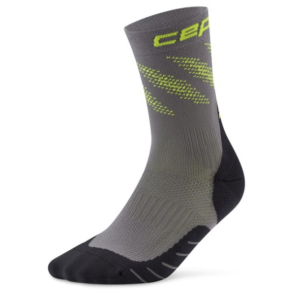 CEP - Women's Run Edt. Elliptic Socks Mid Cut - Laufsocken Gr II grau