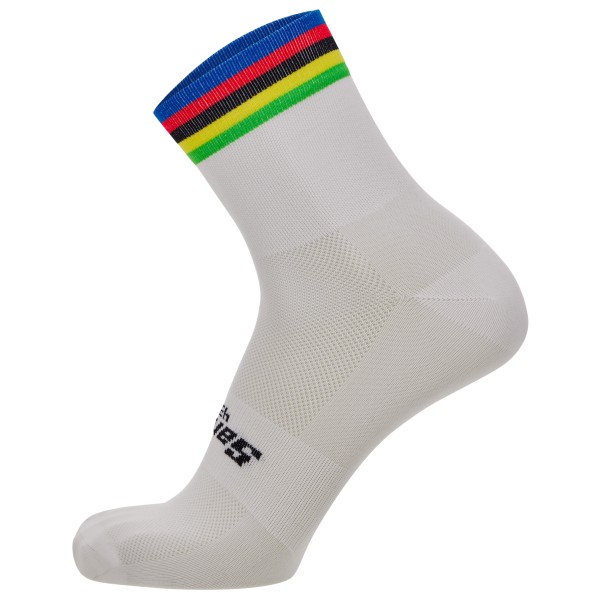 Santini - UCI Official World Champion Cycling Socks - Radsocken Gr 36-39 grau