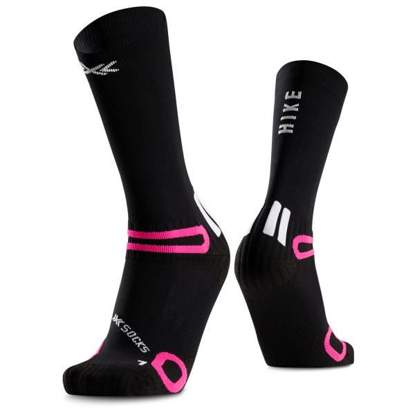 X-Socks - Hike Discover Crew - Wandersocken Gr 42-44 schwarz