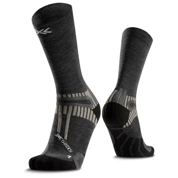 X-Socks - Hike Perform Merino Crew - Wandersocken Gr 35-36 schwarz