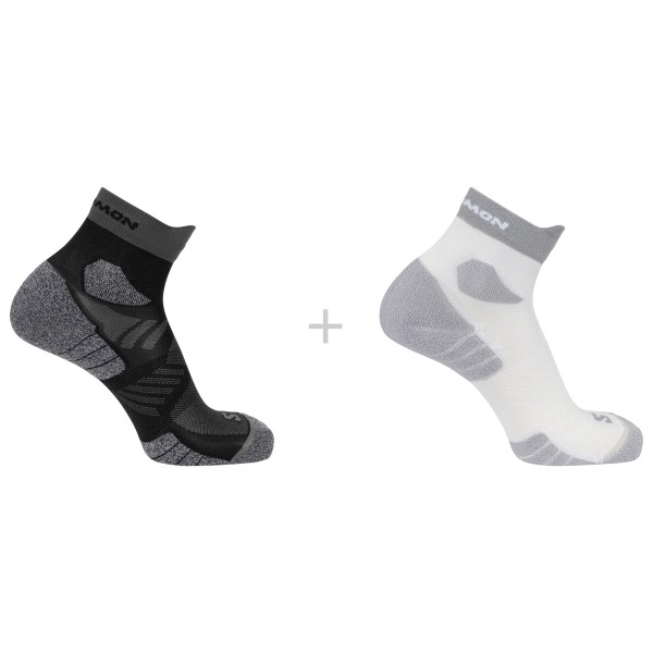 Salomon - Aero Ankle 2-Pack - Laufsocken Gr 36-38 grau