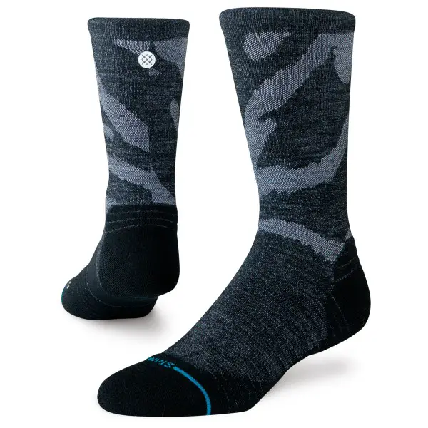 Stance - Digi Dash Light Wool Crew - Multifunktionssocken Gr 38-42 blau/schwarz