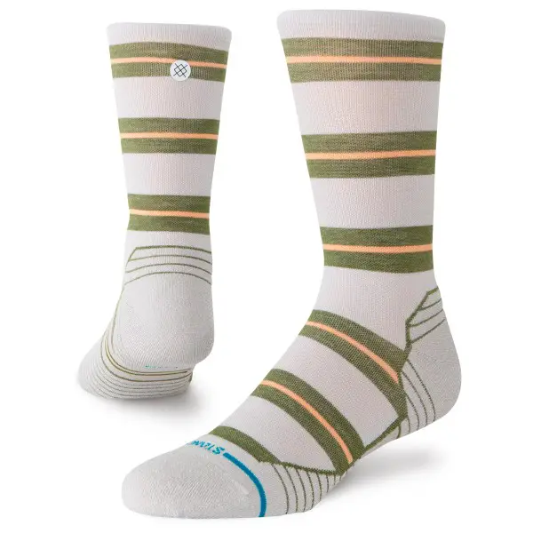 Stance - Striped It Light Wool Crew - Multifunktionssocken Gr 38-42 grau