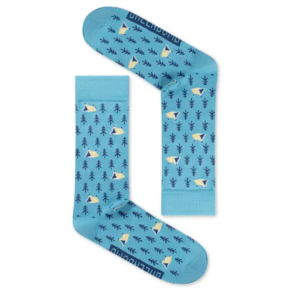 GreenBomb - Wood Tent Socks - Multifunktionssocken Gr 41-46 blau