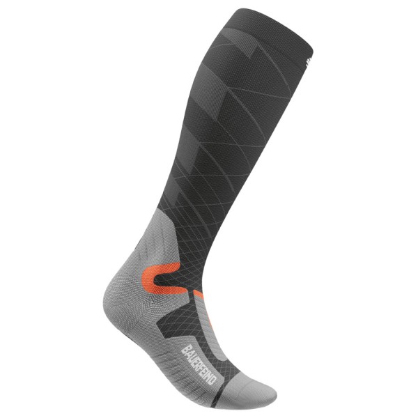 Bauerfeind Sports - Ski Performance Compression Socks - Kompressionssocken Gr 42-45 - Wade S grau