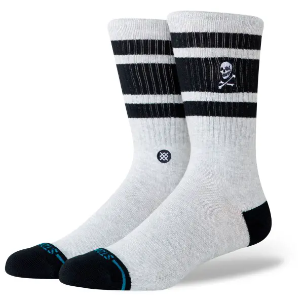 Stance - Boyd Skull Crew - Multifunktionssocken Gr 38-42 grau