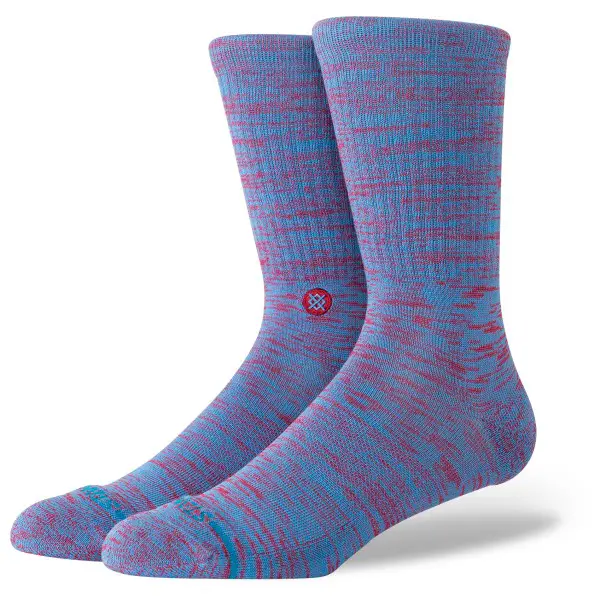 Stance - Marled Crew - Multifunktionssocken Gr 43-47 lila/blau