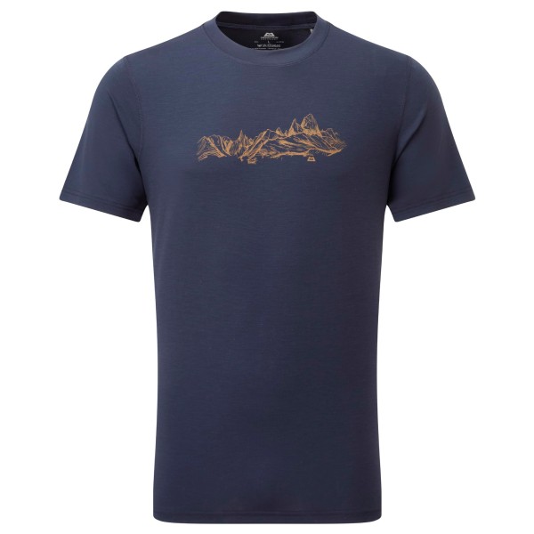 Mountain Equipment - Groundup Skyline Tee - Funktionsshirt Gr M blau