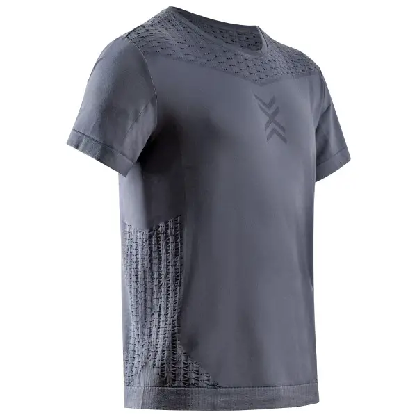 X-Bionic - X-Ential Shirt S/S - Funktionsshirt Gr S blau/grau