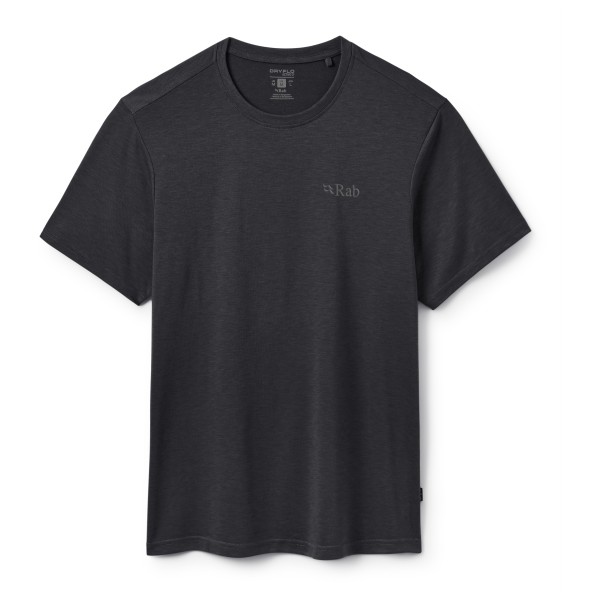 Rab - Crimp Elevation Tee - Funktionsshirt Gr L grau/schwarz