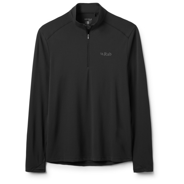Rab - Force L/S Zip - Funktionsshirt Gr S schwarz