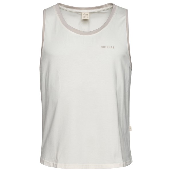 Chillaz - Palau Carabiner Logo - Tank Top Gr M weiß/grau
