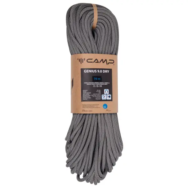 C.A.M.P. - Genius 9.0 Dry - Einfachseil Gr 40 m grau