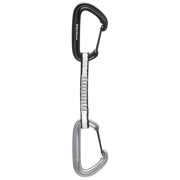 Black Diamond - Litewire Quickdraw - Express-Set Gr 12 cm grau/weiß