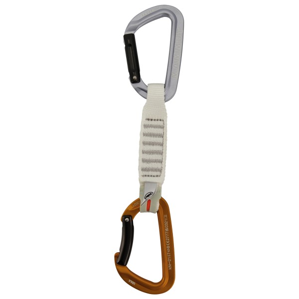 Mammut - Sender Keylock Quickdraws - Express-Set Gr 12 cm grau
