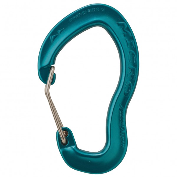 AustriAlpin - Micro Colors Wire - Schnappkarabiner türkis