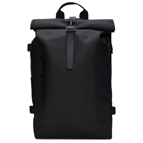 Rains - Rolltop Rucksack Large W3 23 - Daypack schwarz