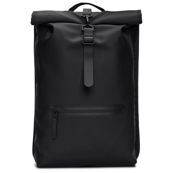 Rains - Rolltop Rucksack W3 17 - Daypack schwarz