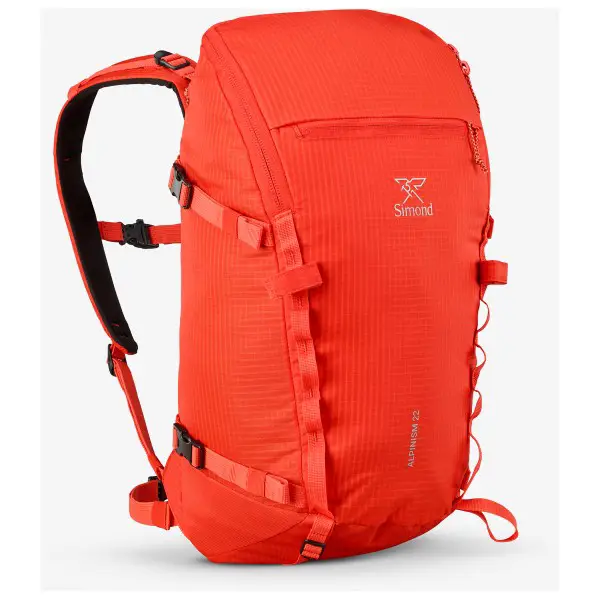 SIMOND - Alpinism 22 - Tourenrucksack rot/weiß
