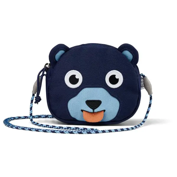Affenzahn - Kid's Brustbeutel Bär - Umhängetasche Gr One Size blau