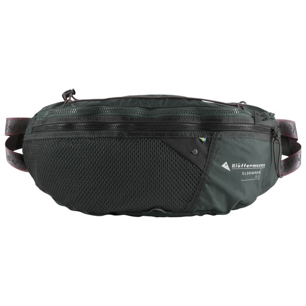 Klättermusen - Eldrimner Lumbarpack - Hüfttasche schwarz/grau