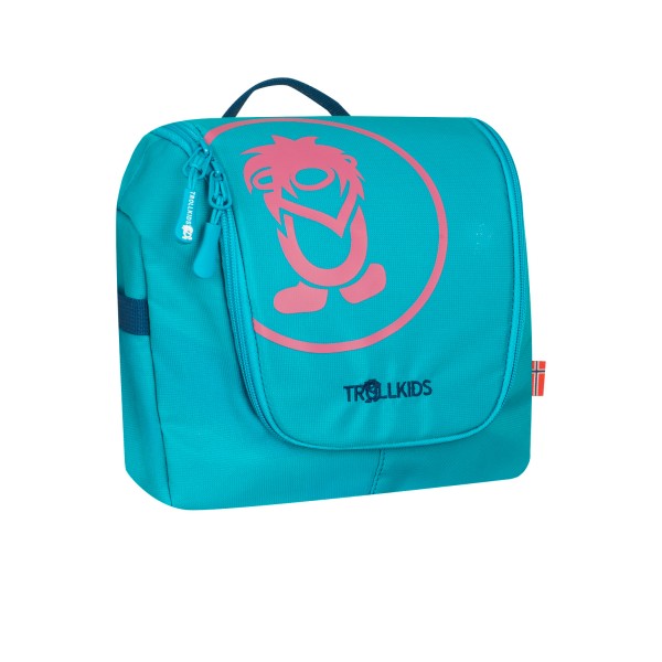Trollkids - Kid's Wash Bag - Kulturbeutel Gr 5 l dark turquoise /rosa