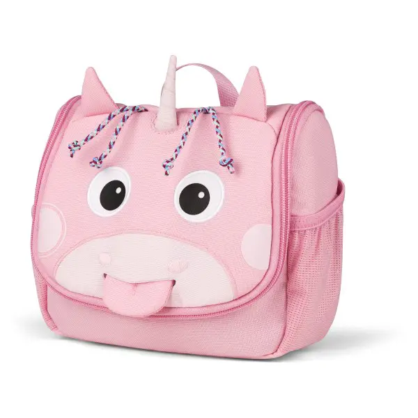 Affenzahn - Kid's Toiletry Bag Einhorn - Kulturbeutel Gr 2 l rosa