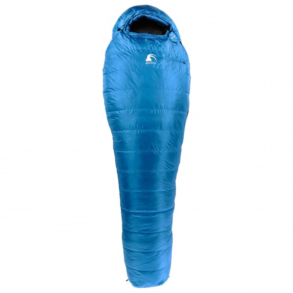 Alvivo - Ibex 700 - Daunenschlafsack Gr 225 cm turquoise /schwarz